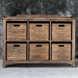 Accent Cabinets Ardusin Driftwood Hobby Cupboard 