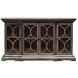 Accent Cabinets Belino Wooden 4 Door Chest 