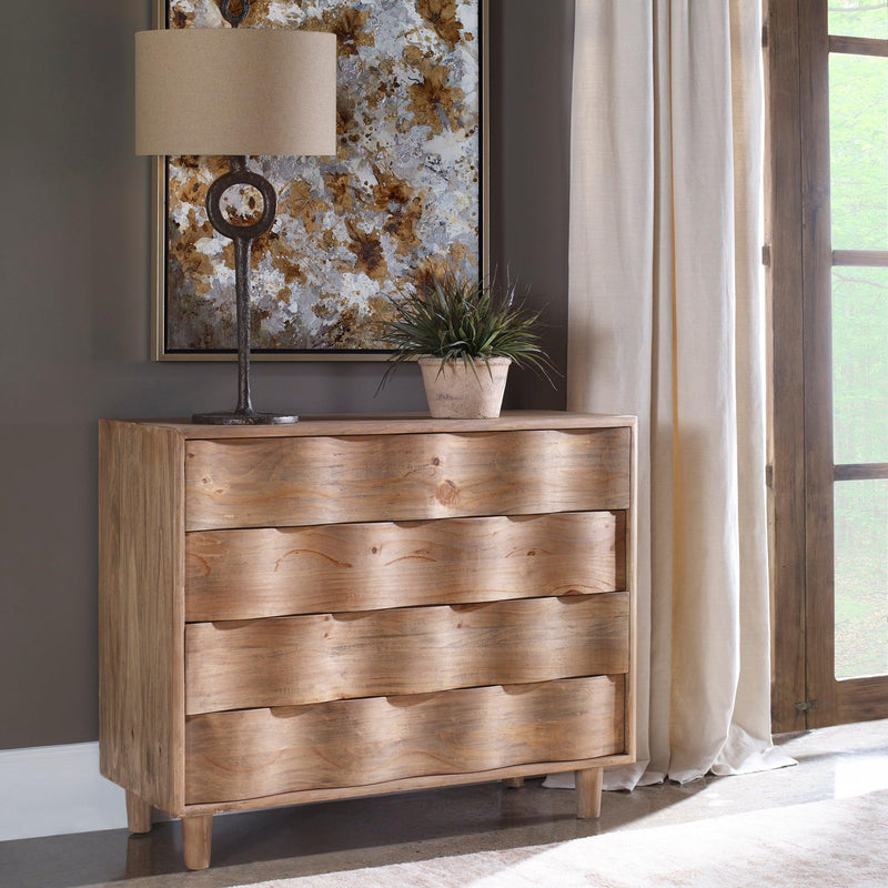 Accent Cabinets Crawford Light Oak Accent Chest 