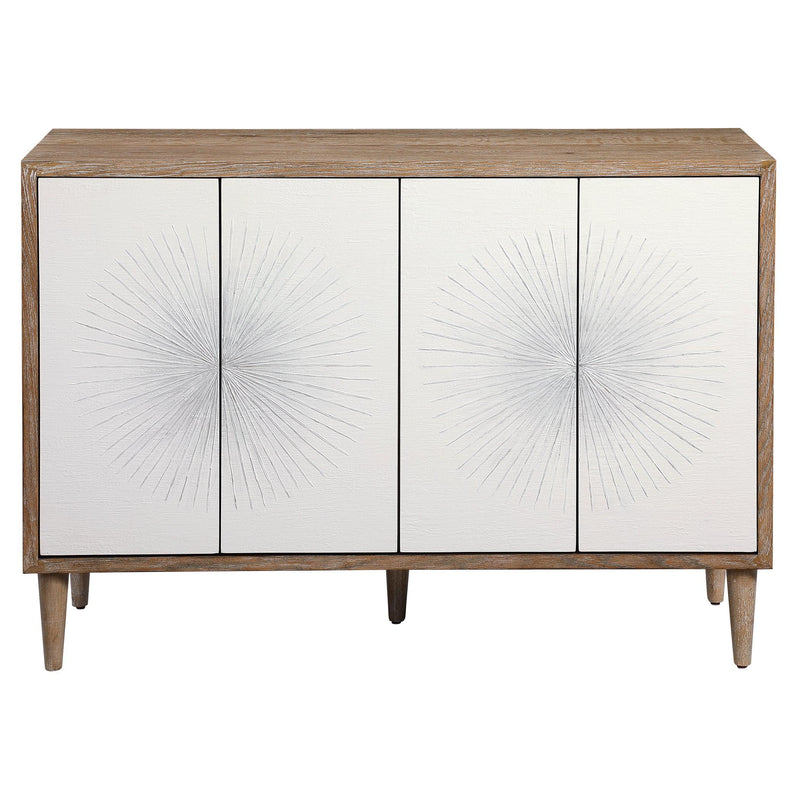 Accent Cabinets Dani 4 Door White Cabinet 