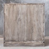 Accent Cabinets Hamadi Distressed Gray 2 Door Cabinet 