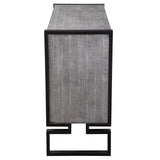 Accent Cabinets Keyes 2 Door Gray Cabinet 