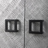 Accent Cabinets Keyes 2 Door Gray Cabinet 