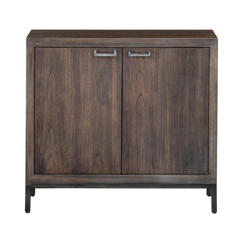 Accent Cabinets Nadie Light Walnut Console Cabinet 
