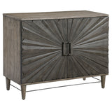 Accent Cabinets Shield Gray Oak 2 Door Cabinet 