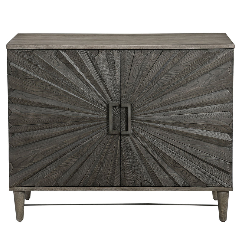 Accent Cabinets Shield Gray Oak 2 Door Cabinet 