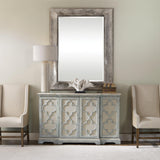 Accent Cabinets Sophie 4 Door Grey Cabinet 