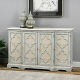 Accent Cabinets Sophie 4 Door Grey Cabinet 