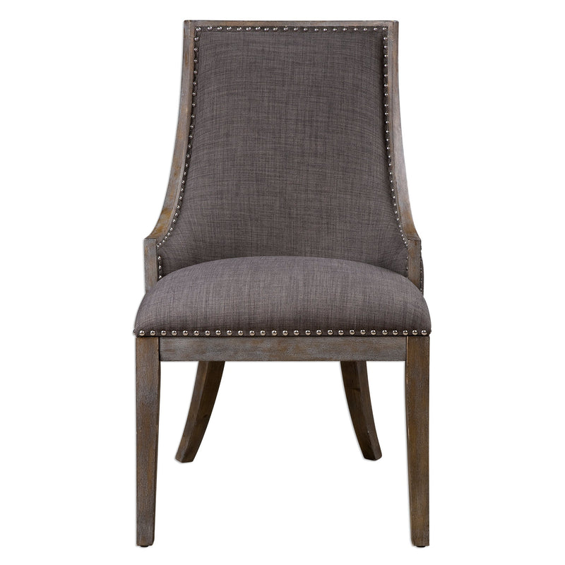 Accent Chairs & Armchairs Aidrian Accent Chair // Charcoal Gray 