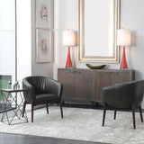 Accent Chairs & Armchairs Anders Faux Leather Accent Chair 