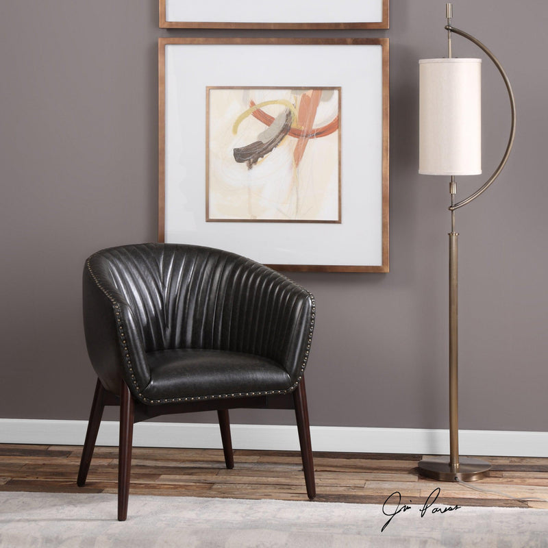 Accent Chairs & Armchairs Anders Faux Leather Accent Chair 