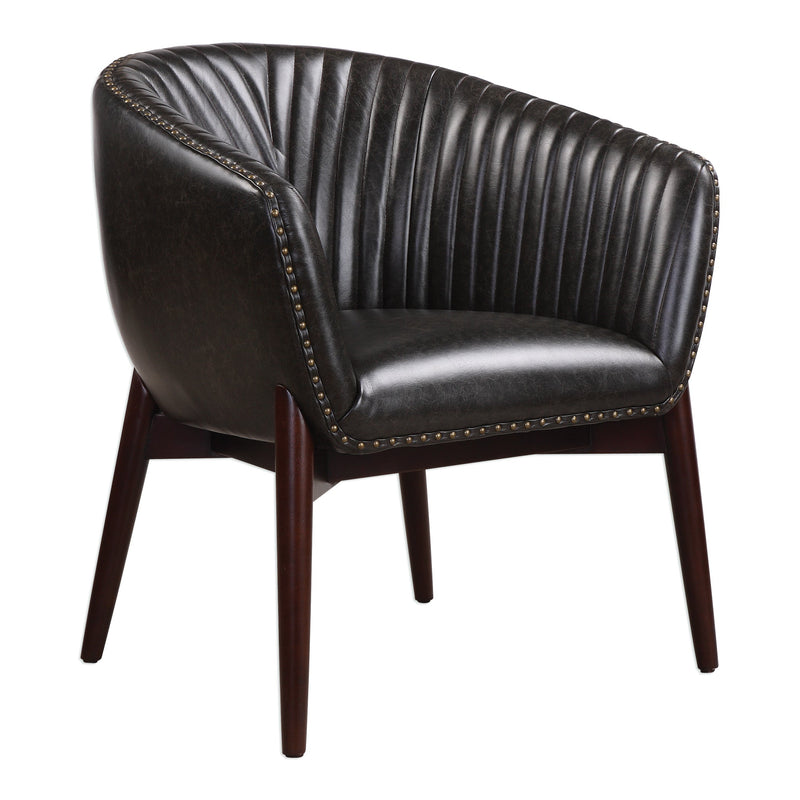 Accent Chairs & Armchairs Anders Faux Leather Accent Chair 