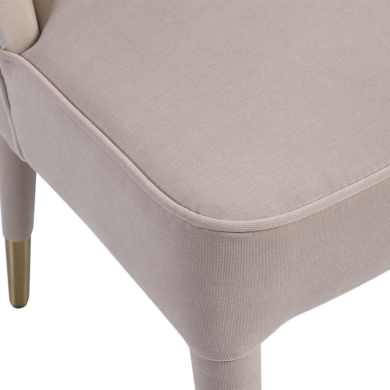 Accent Chairs & Armchairs Brie Armless Chair Set Of 2 // Champagne 