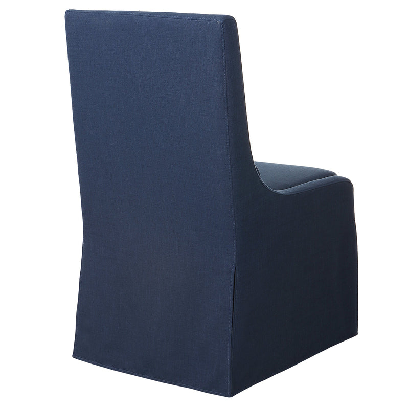 Accent Chairs & Armchairs Coley Armless Chair // Denim 
