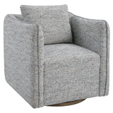Accent Chairs & Armchairs Corben Blue Swivel Chair 