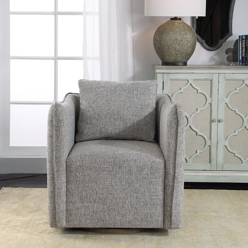 Accent Chairs & Armchairs Corben Swivel Chair // Gray 