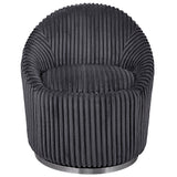 Accent Chairs & Armchairs Crue Swivel Chair // Gray Chenille 