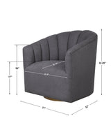 Accent Chairs & Armchairs Cuthbert Modern Swivel Chair 