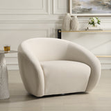 Accent Chairs & Armchairs DeSoto Cream Swivel Chair 