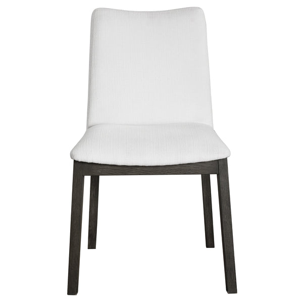 Accent Chairs & Armchairs Delano Armless Chair Set of 2 // White 
