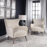 Accent Chairs & Armchairs Donya Accent Chair // Cream 