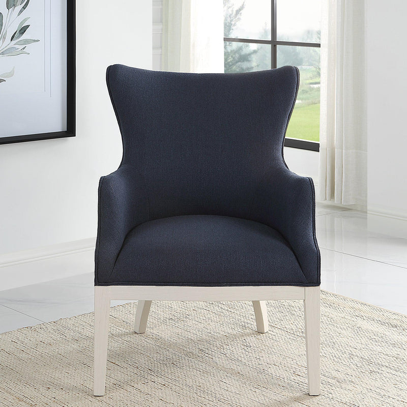 Accent Chairs & Armchairs Gordonston Fabric Accent Chair // Blue 