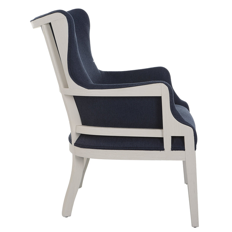 Accent Chairs & Armchairs Gordonston Fabric Accent Chair // Blue 