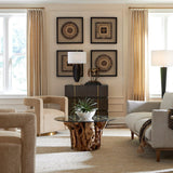 Accent Chairs & Armchairs Grounded Modern Swivel Chair 