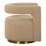 Accent Chairs & Armchairs Grounded Modern Swivel Chair 