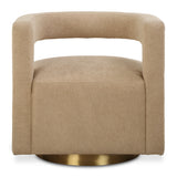 Accent Chairs & Armchairs Grounded Modern Swivel Chair 
