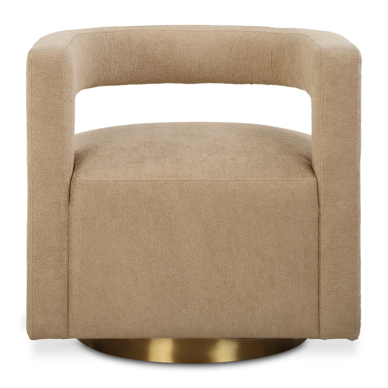 Accent Chairs & Armchairs Grounded Modern Swivel Chair 
