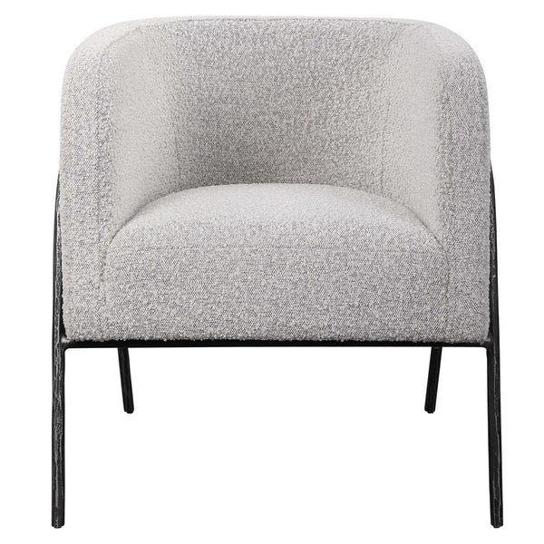 Furniture Jacobsen Accent Chair // Grey Boucle 
