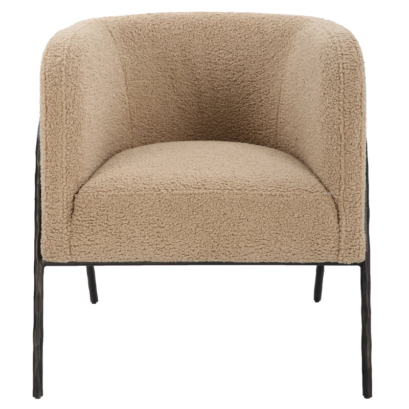 Accent Chairs & Armchairs Jacobsen Barrel Chair // Tan Shearling 