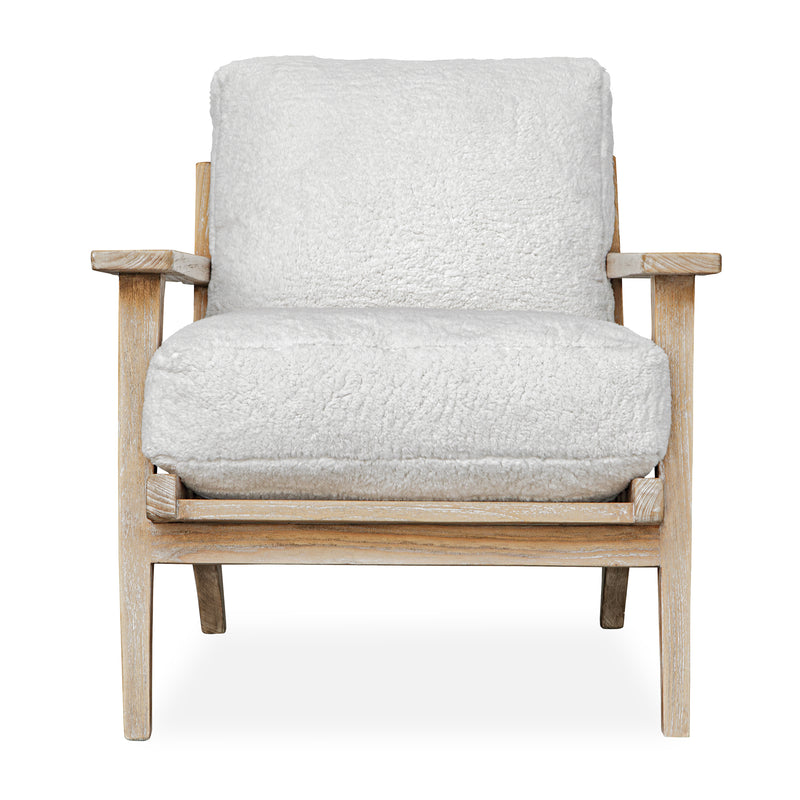 Accent Chairs & Armchairs Laid Back Sheepskin Accent Chair 
