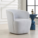 Accent Chairs & Armchairs Mist Barrel Swivel Chair 