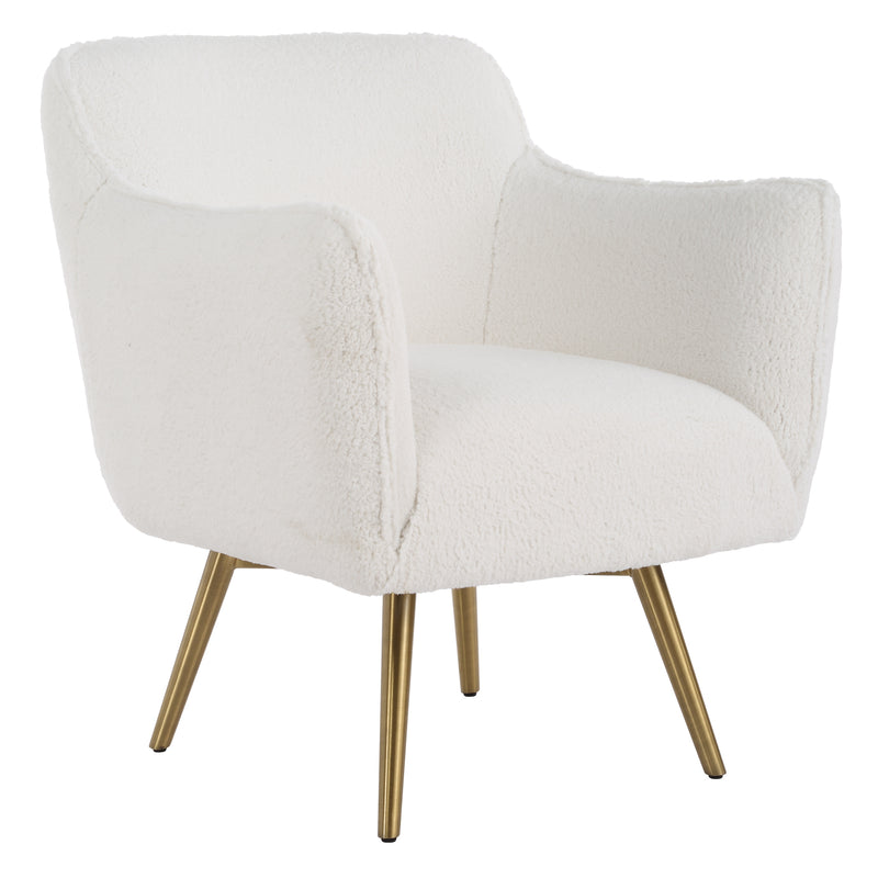 Accent Chairs & Armchairs Oasis White Swivel Chair 