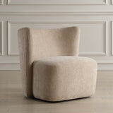 Accent Chairs & Armchairs Outlook Light Sand Swivel Chair 