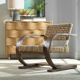 Accent Chairs & Armchairs Rehema Walnut Accent Chair 