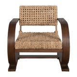 Accent Chairs & Armchairs Rehema Walnut Accent Chair 