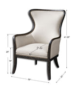 Accent Chairs & Armchairs Sandy Wing Back Armchair 