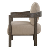 Accent Chairs & Armchairs Sienna Sand Fabric Accent Chair 