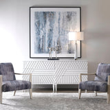 Accent Chairs & Armchairs Watercolor Accent Chair // Gray Chenille 