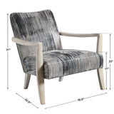 Accent Chairs & Armchairs Watercolor Accent Chair // Gray Chenille 