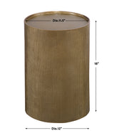 Accent Table Adrina Drum Accent Table 
