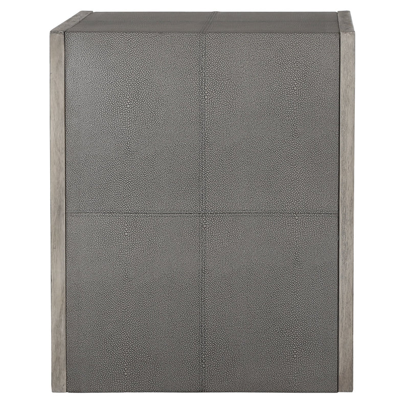 Accent Table Aerina Modern Gray End Table 