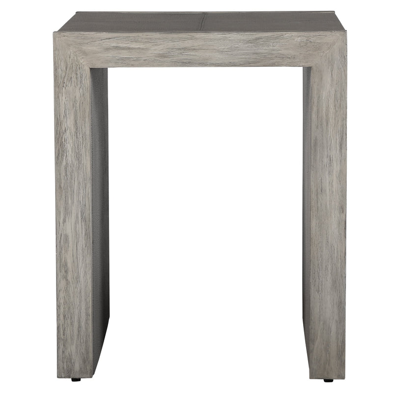 Accent Table Aerina Modern Gray End Table 