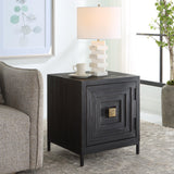 Accent Table Aiken Geometric Cabinet / End Table 