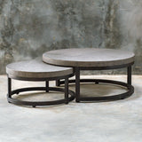 Accent Table Aiyara Gray Nesting Tables, S/2 