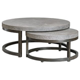 Accent Table Aiyara Gray Nesting Tables, S/2 