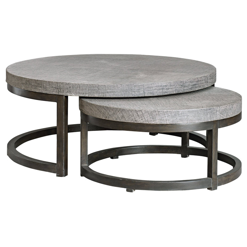 Accent Table Aiyara Gray Nesting Tables, S/2 